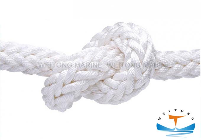 Customized Double Braided Mooring Rope Red , Green , Yellow Color