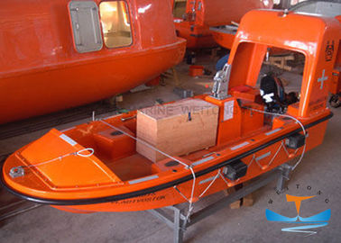 China High Speed Lifeboat Rescue Boat With SOLAS Approval Reinforced Plastic Material factory