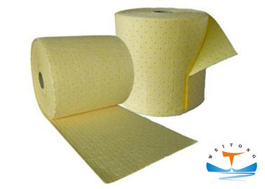 China Spill Response Industrial Oil Absorbent Rolls 2-5mm Thickness With High Absorbency factory