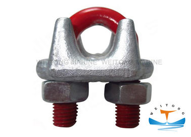 China #45 Carbon Steel Rigging Lifting Equipment , US Type Drop Forged Wire Rope Clips factory