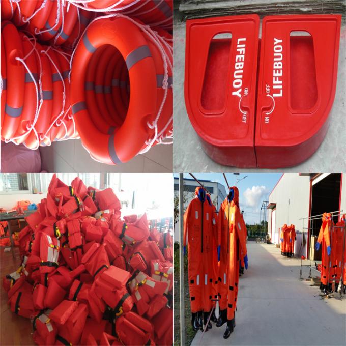 SOLAS Orange Life Saving Buoy , Lifebuoy Safety Equipment 2.5/4.3kg CCS Appoval