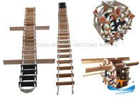 China Wooden Material Solas Embarkation Ladder Antiskid Surface For Climbing company
