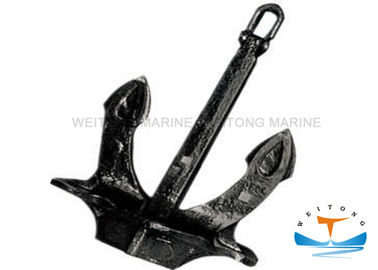 China Black Painting Marine Boat Anchors Hall Type GB / T 546 - 1997 Standard factory